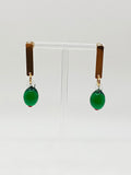 Pendientes Aceitunas de vidrio