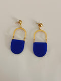 Pendientes Lúmina Azul eléctrico