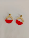 Pendientes Lúmina Rojo Rubí