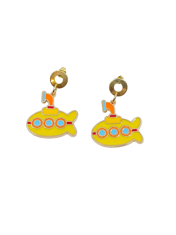 Pendientes Yellow submarine