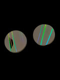Pendientes holográficos Círculos de Aurora Boreal
