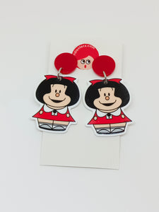 Kokeshi Mafalda Earrings