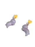 Pendientes Conejitos lilas