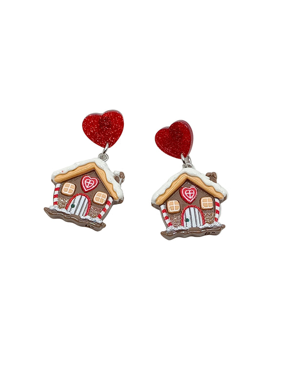 Pendientes Casita de jengibre