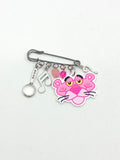 Broche imperdible Pantera rosa