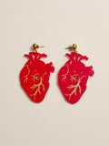 Pendientes Corazón anatómico kintsugi