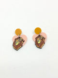 Pendientes corazones Rey León