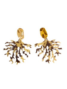 Pendientes Coral estampado