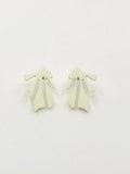 Pendientes Algas verde pastel