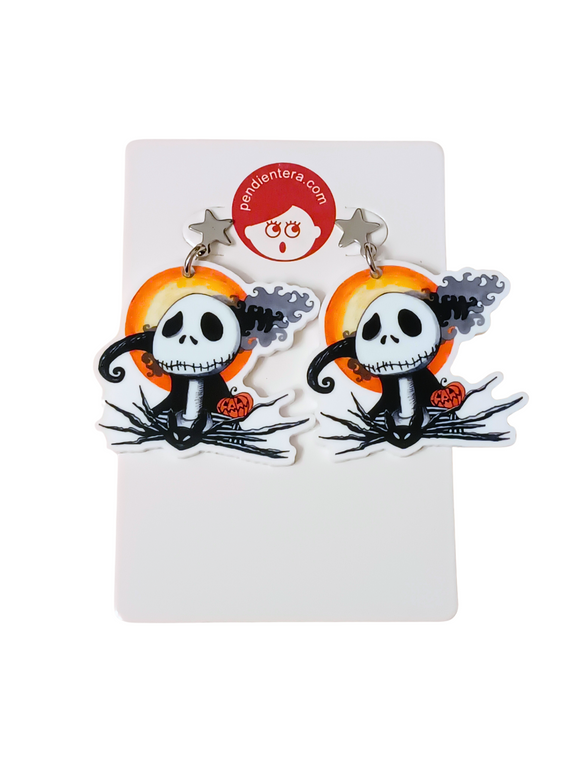 Pendientes Jack de Pesadilla antes de Navidad