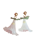 Pendientes Flores blancas