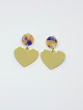 Pendientes Corazones espejo