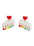 Pendientes Nubes Arcoiris