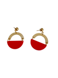 Pendientes Lúmina Rojo Rubí