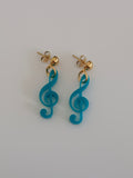 Pendientes minis clave de sol