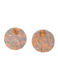 Pendientes transparentes Círculos Iridiscentes