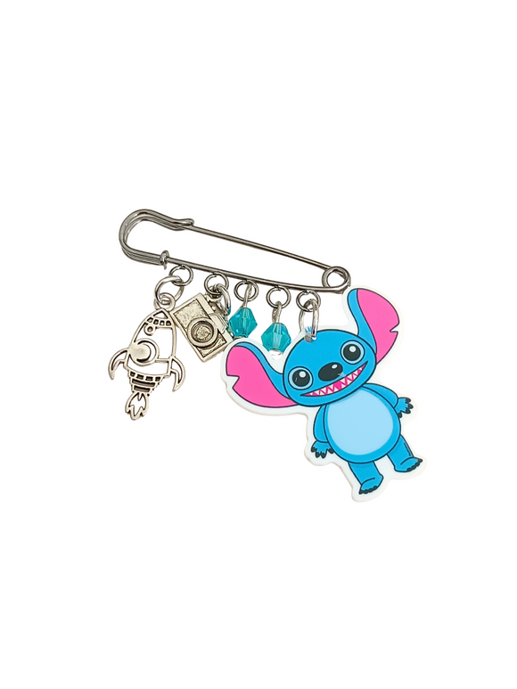 Broche imperdible Stitch