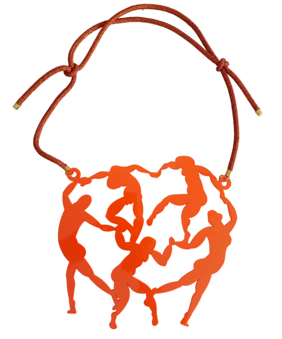 Collar maxi Bailarines estilo Matisse