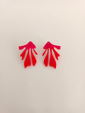 Pendientes Algas rojas