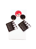 Pendientes Claquetas de cine