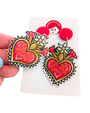 Pendientes Sagrado Corazón