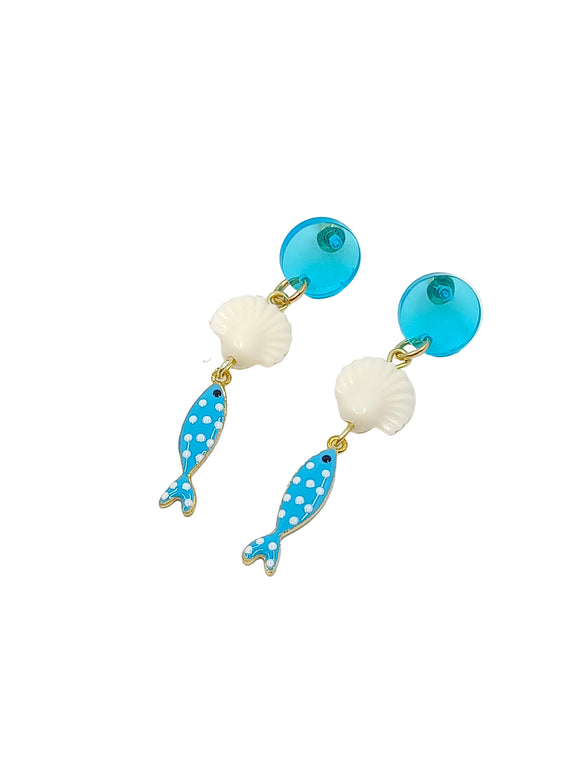 Pendientes Peces de lunares