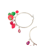 Pendientes argollas Manzanas