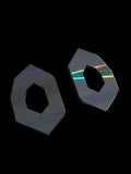 Pendientes holográficos Fragmentos de Aurora Boreal