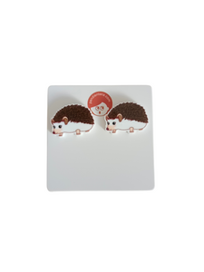 Pendientes botón minis Erizos