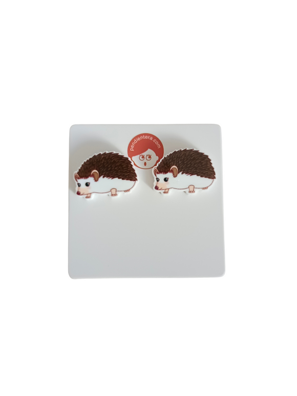 Pendientes botón minis Erizos