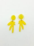 Pendientes Algas amarillas
