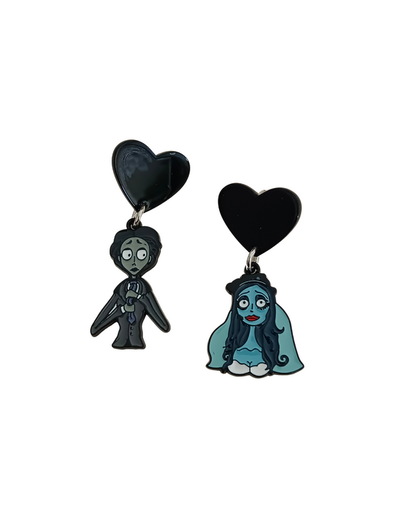 Pendientes Novia cadáver y Víctor