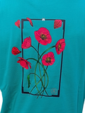 Camiseta oversize Hanami Amapola