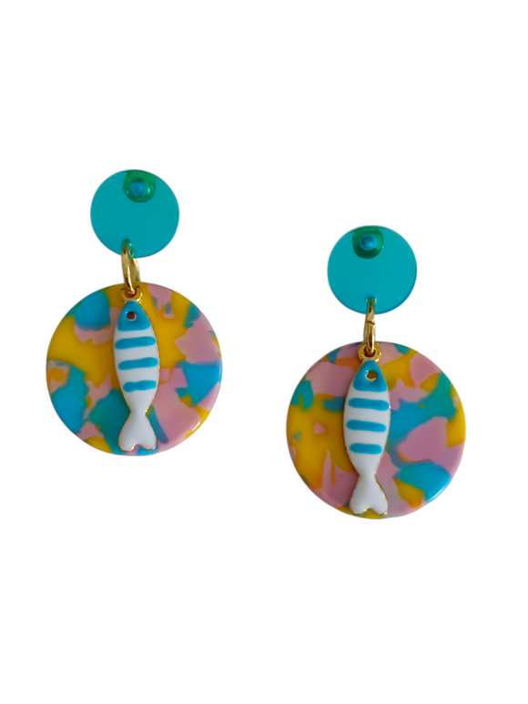 Pendientes Aguas y peces