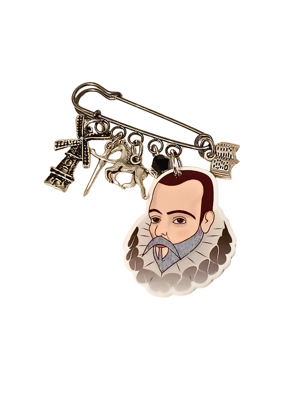 Broche imperdible Cervantes