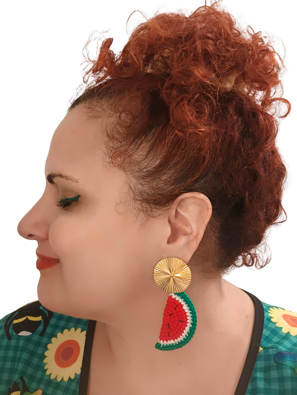 Pendientes Sandía