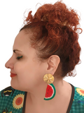 Pendientes Sandía