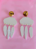 Pendientes maxi Fragmentos de hielo