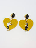 Pendientes corazones Pulp fiction