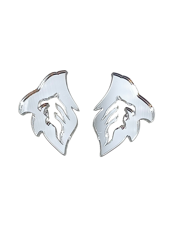 Pendientes Hojas espejo