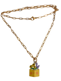 Colgante Libro con flores