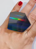 Anillo holográfico Fragmento de Aurora Boreal