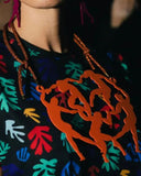 Collar maxi Bailarines estilo Matisse