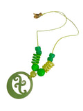 Collar Argolla Canaria verde