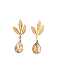 Pendientes glam Ramas y lágrimas champagne