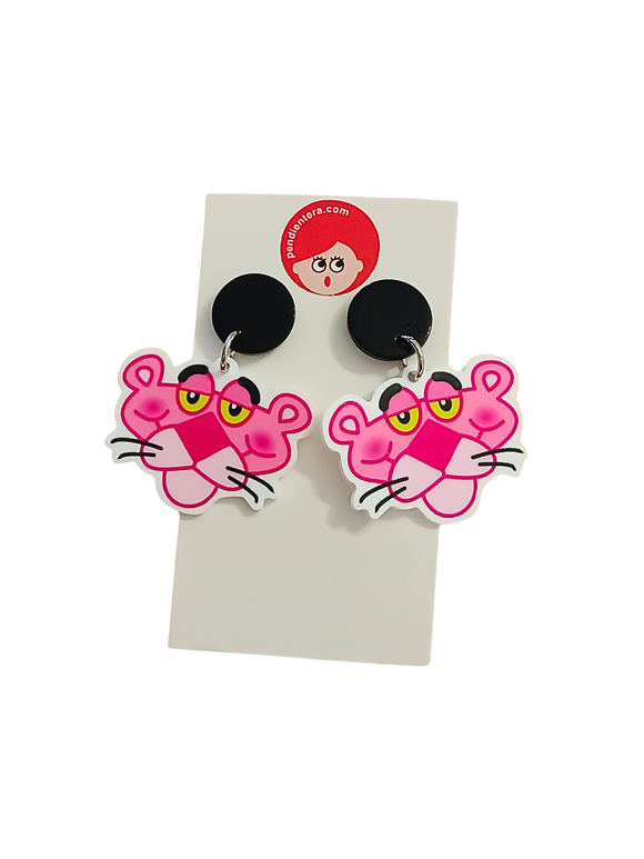 Pendientes Pantera rosa