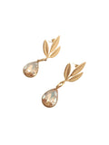 Pendientes glam Ramas y lágrimas champagne