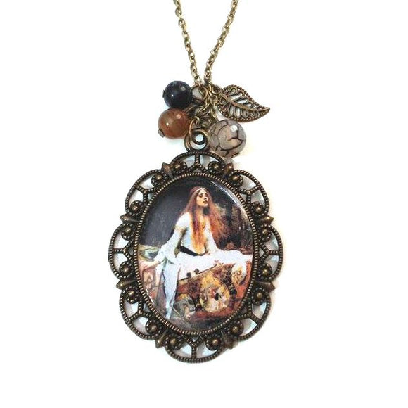Lady of Shalott Necklace by Waterhouse
