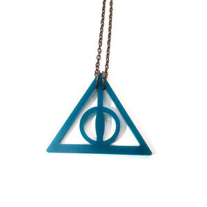 Unisex Necklace Deathly Hallows