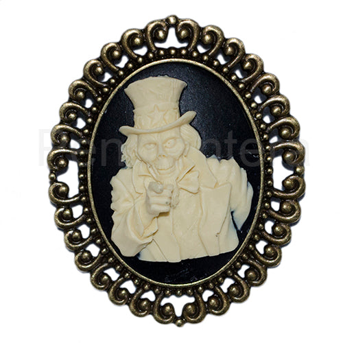 Broche camafeo The zombie uncle Sam